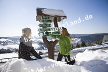 Winterwanderer in Klingenthal