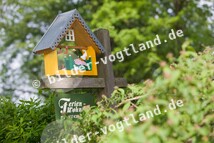 Schild Ferienwohnung in Raun